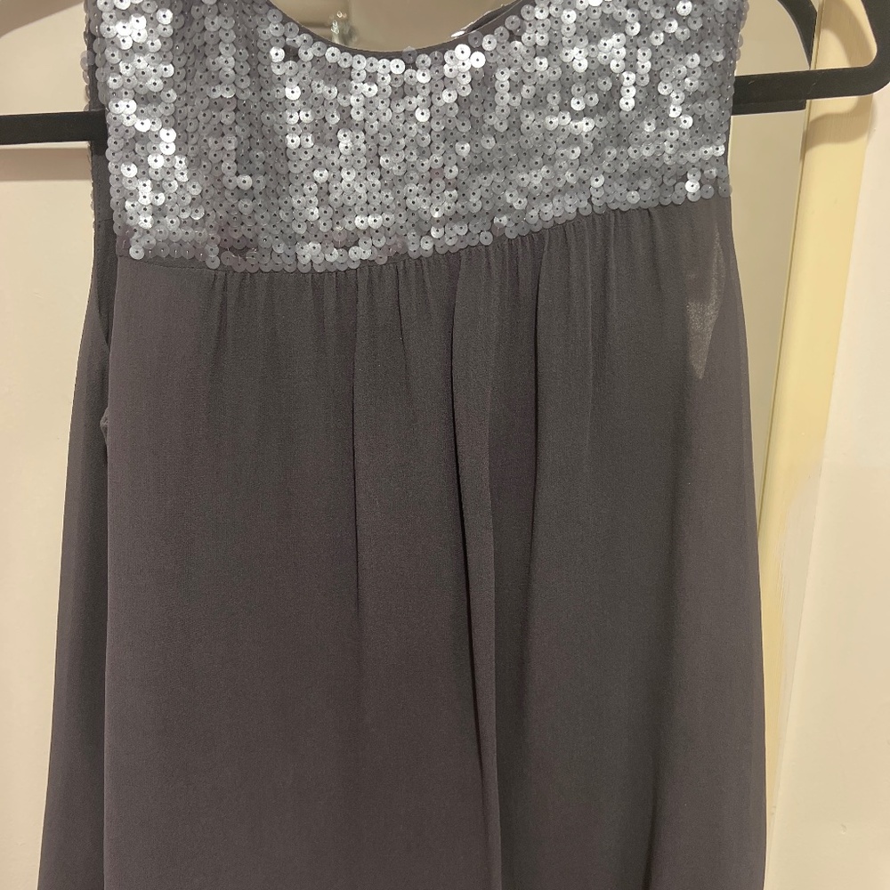 Theory sleeveless sequin top